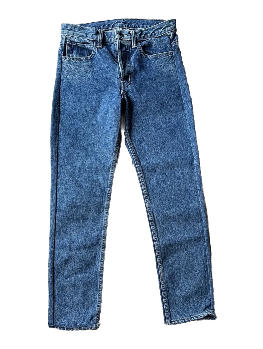 Helmut Lang Boyfriend Jeans Button Fly 100% Cotton Size 25 Womens